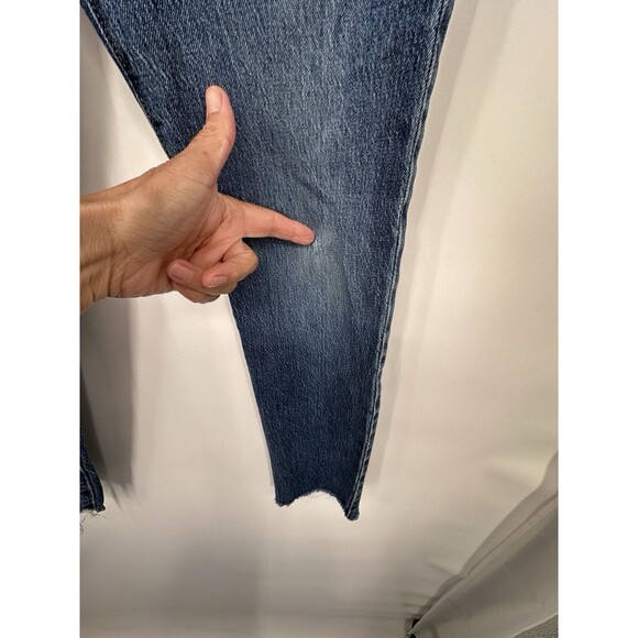 Levis Wedgie Jeans Size 25 High Rise Straight Medium Blue Denim Button Fly - Picture 7 of 16
